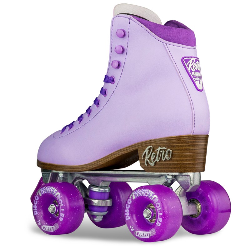 Crazy Skates Retro Roller Skates Purple EU37